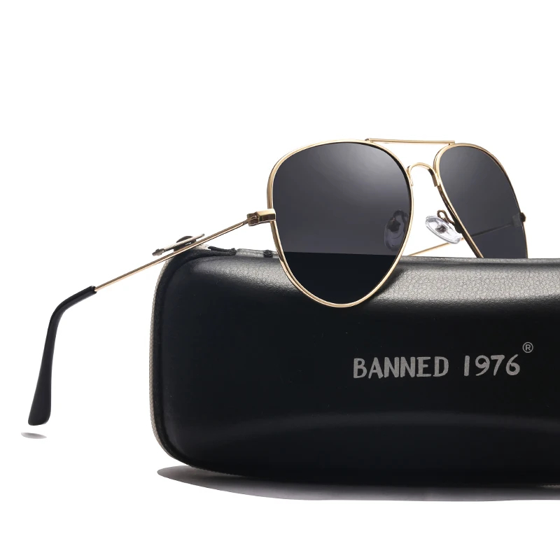 Óculos de Sol Square Pilot • Edição 1976 em Aço Inoxidável