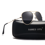 Óculos de Sol Square Pilot • Edição 1976 em Aço Inoxidável