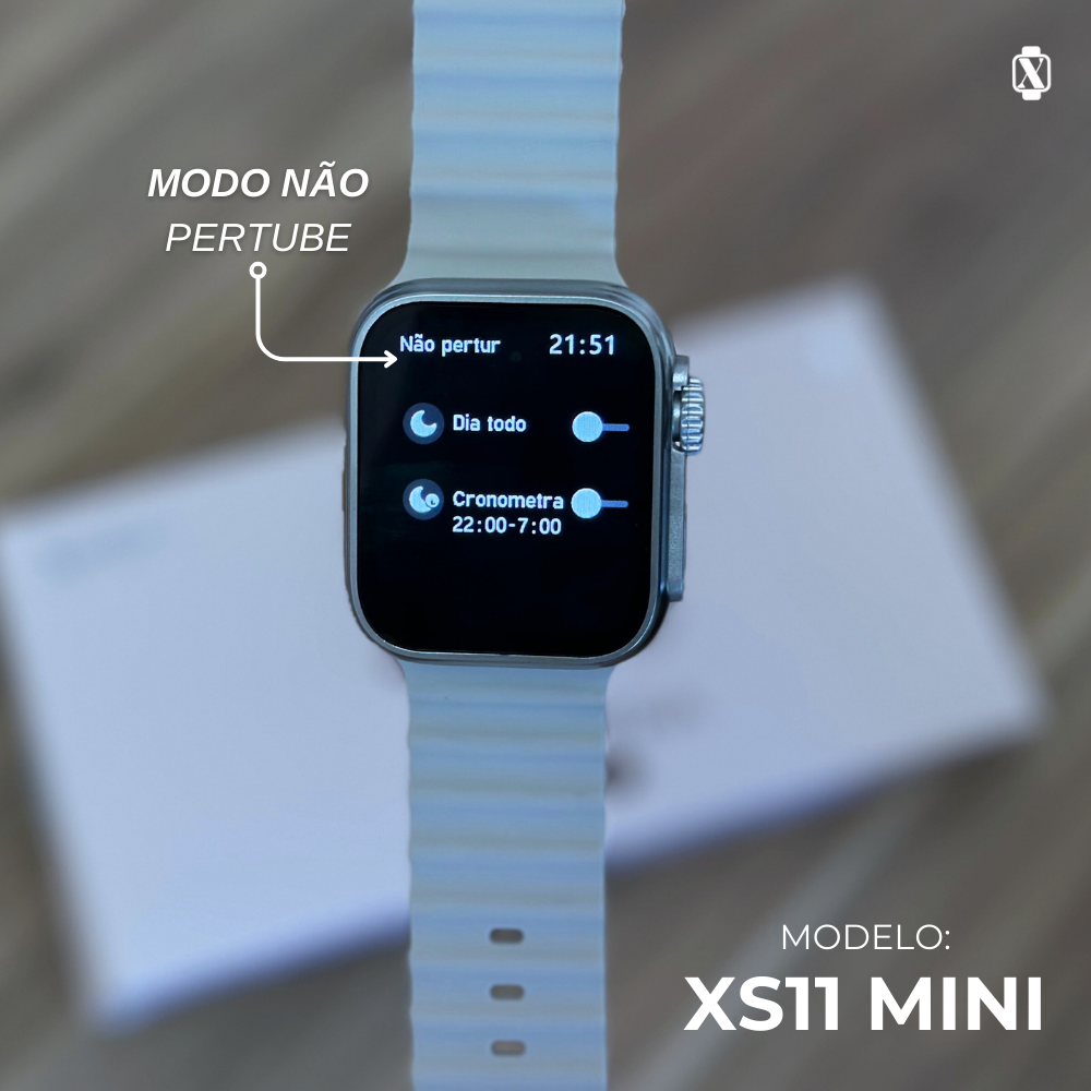 Smartwatch XS11 UltraMini 44mm - Compacto e Funcional