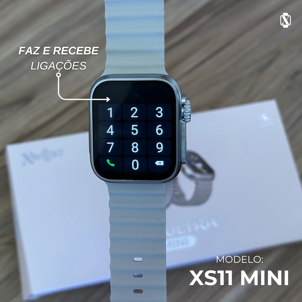 Smartwatch XS11 UltraMini 44mm - Compacto e Funcional