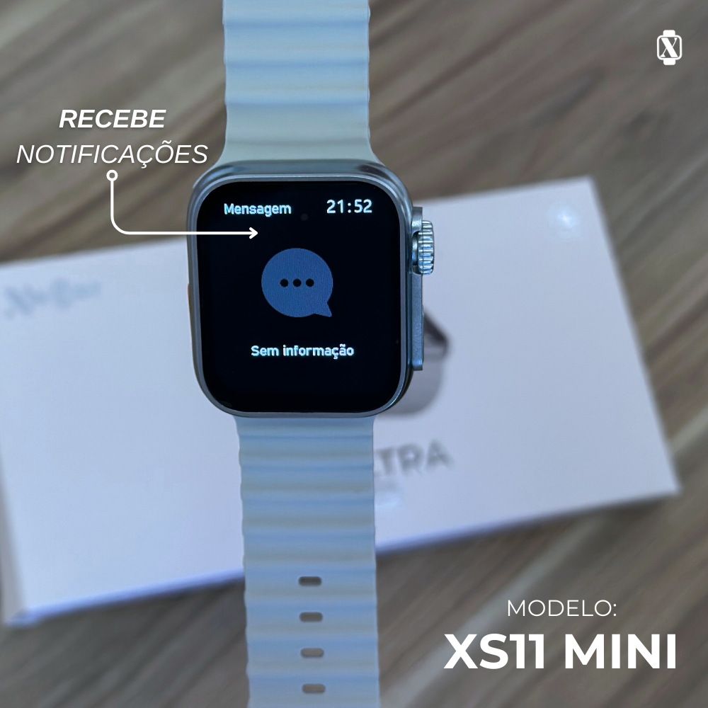 Smartwatch XS11 UltraMini 44mm - Compacto e Funcional