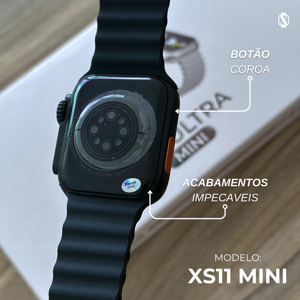 Smartwatch XS11 UltraMini 44mm - Compacto e Funcional