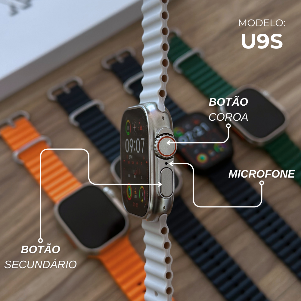 Smartwatch U9S - Modelo Microwear 2°Geração