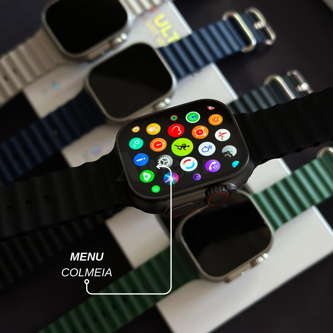 Smartwatch Xh Ultra 2 - Modelo Ultra Função Dois Gestos