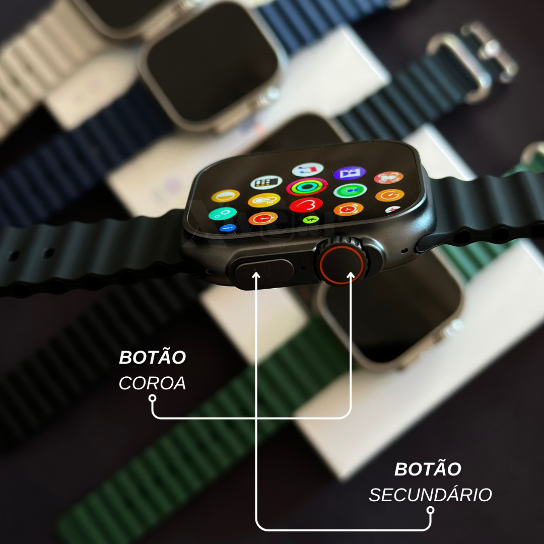 Smartwatch Xh Ultra 2 - Modelo Ultra Função Dois Gestos