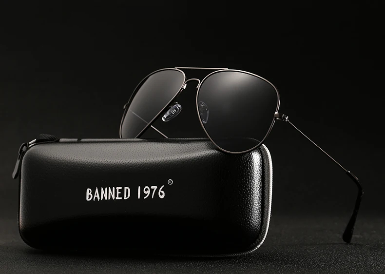 Óculos de Sol Square Pilot • Edição 1976 em Aço Inoxidável