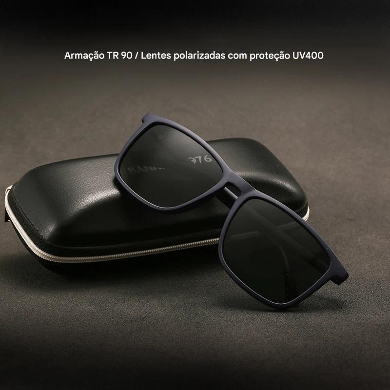 Óculos de Sol TR90 Flexível • Tecnologia Suíça Ultra Leve (Unissex)