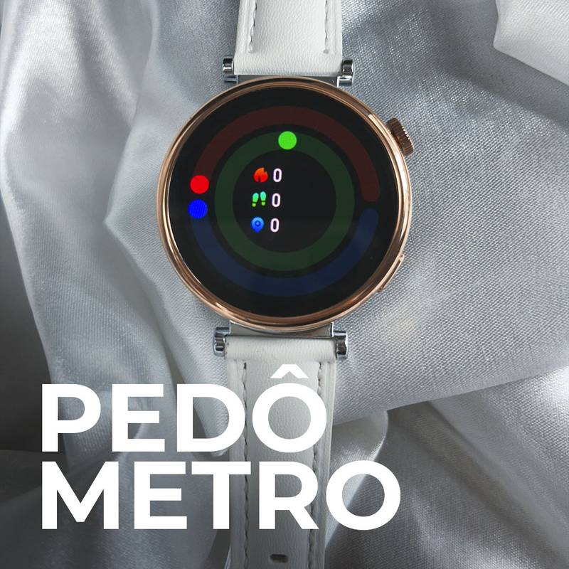 Tela AMOLED, Duas Pulseiras Elegantes Modelo Feminino