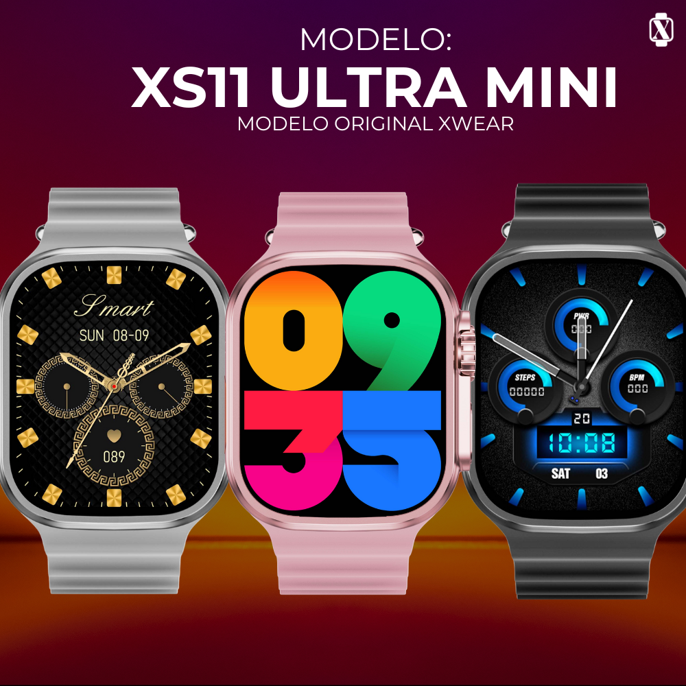 Smartwatch XS11 UltraMini 44mm - Compacto e Funcional