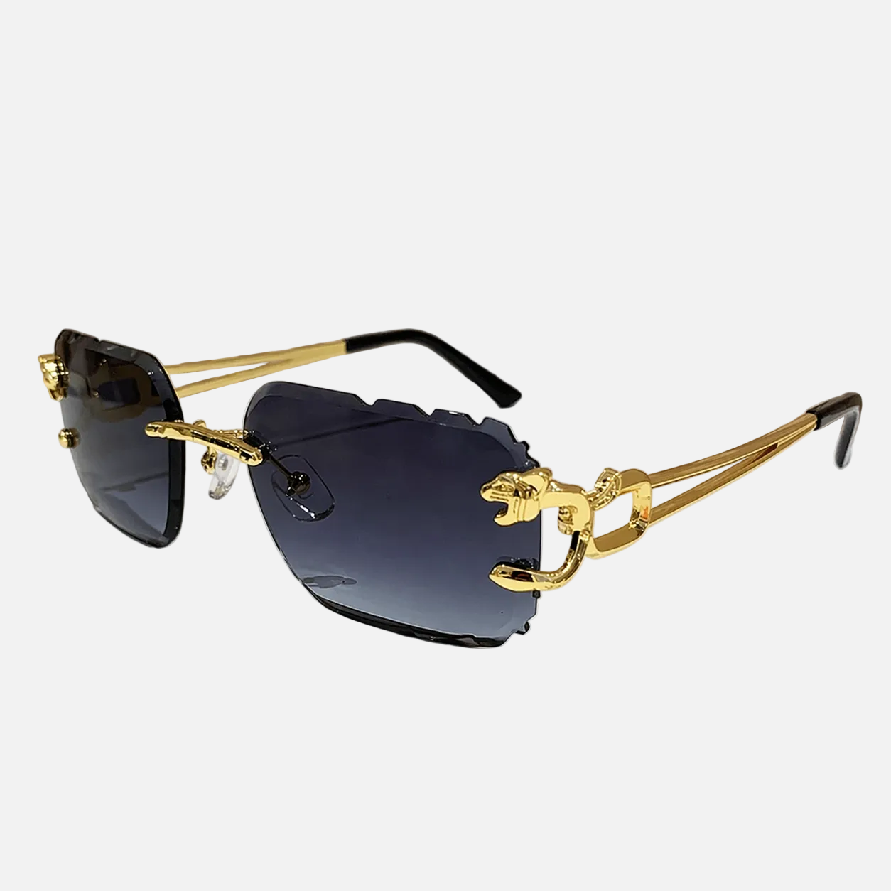 Óculos de Sol Jaguar Primal: Design Rimless Y2K