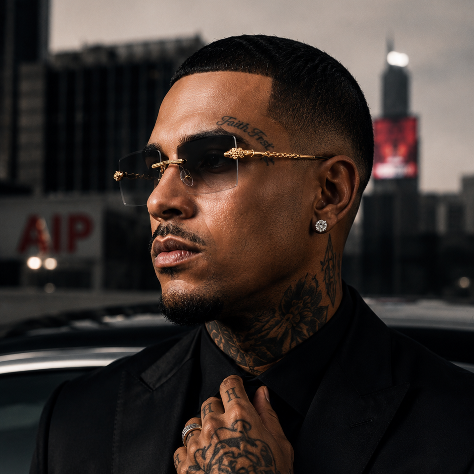 Viper Legacy – A Expressão do Luxo Vintage em Óculos Rimless Retangular