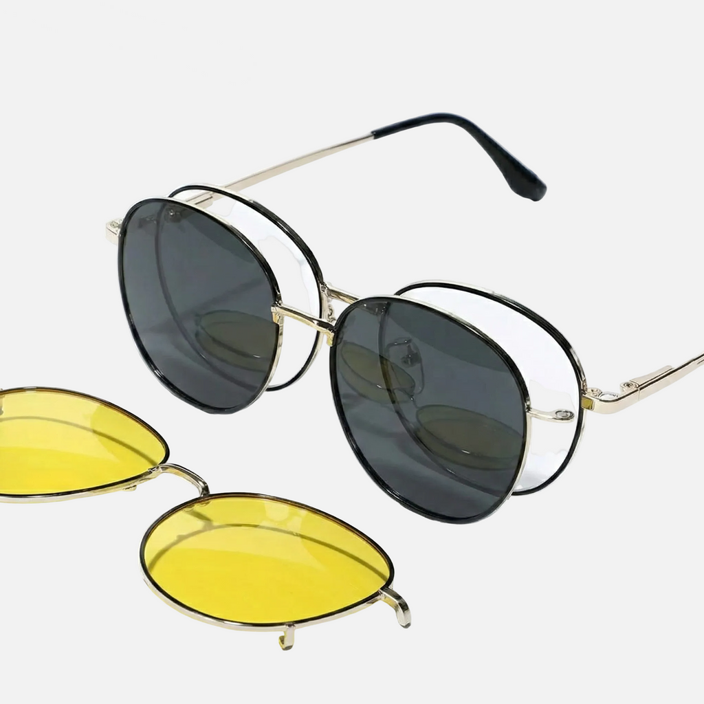 Óculos MagVision 3 em 1™ - Armação com Clip Magnético (Aceita lentes de Grau)