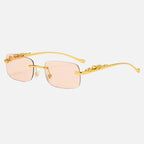 Jaguar Signature Evo – Óculos Rimless de Luxo Unissex com Proteção UV400