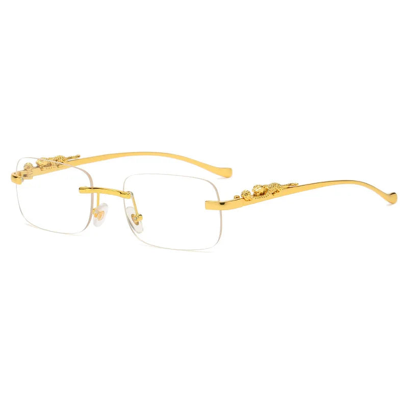 Jaguar Signature Evo – Óculos Rimless de Luxo Unissex com Proteção UV400