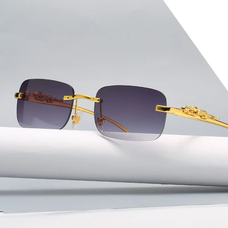 Jaguar Signature Evo – Óculos Rimless de Luxo Unissex com Proteção UV400