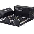 Óculos Vintage 90s GCV • Retangular em Aço Inox (Estilo Retrô)