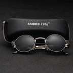 Óculos Vintage 90s GCV • Retangular em Aço Inox (Estilo Retrô)