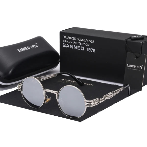 Óculos Vintage 90s GCV • Retangular em Aço Inox (Estilo Retrô)