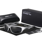 Óculos Sport Luxury Banned• Design em Fibra de Carbono (Aço Inoxidável)