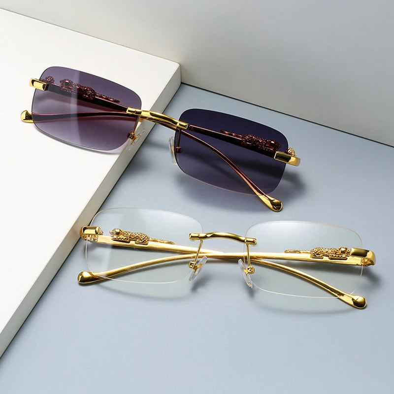 Jaguar Signature Evo – Óculos Rimless de Luxo Unissex com Proteção UV400
