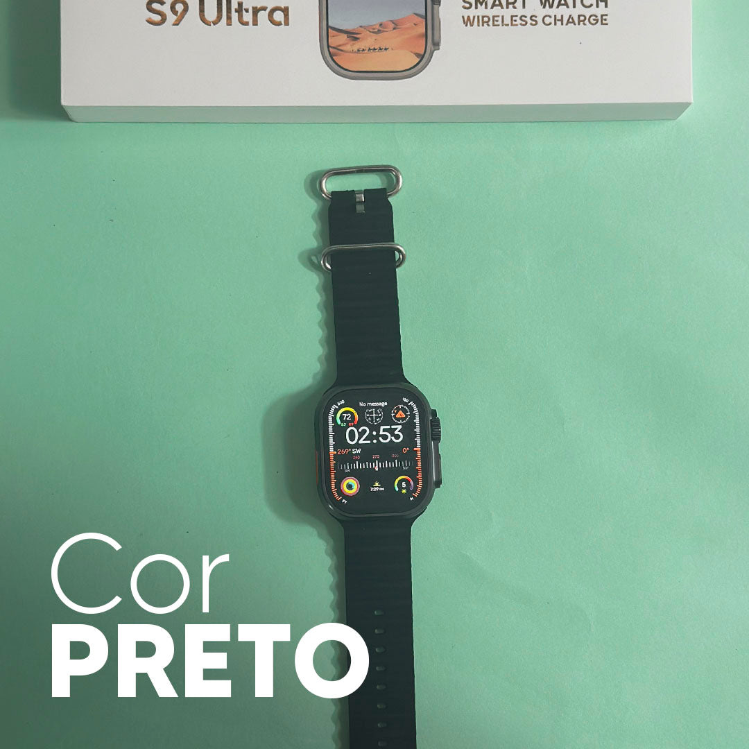 Smartwatch S9 Ultra - Série 9 Bate-papo GPT e Assistente de Voz