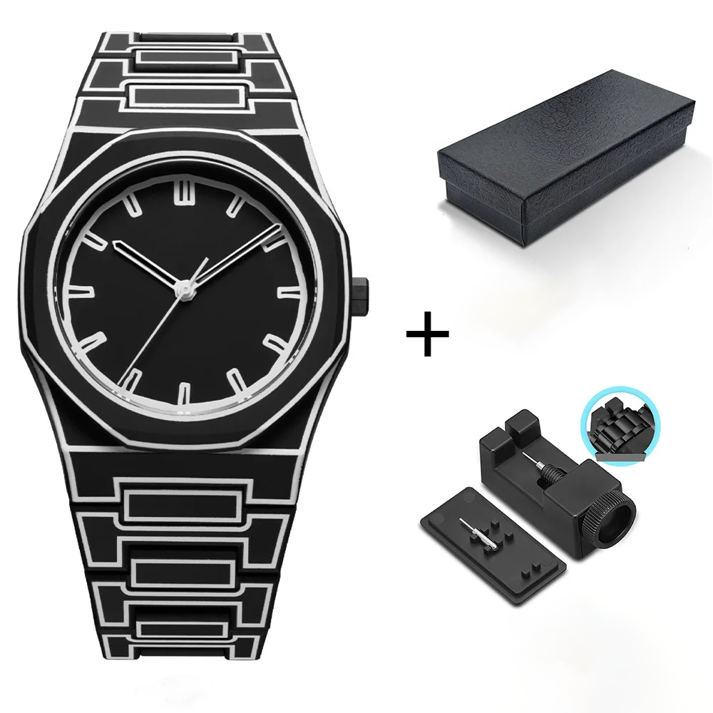 Relógio Modern Sketch™ 2D - Design Cartoon Minimalista