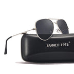 Óculos de Sol Square Pilot • Edição 1976 em Aço Inoxidável