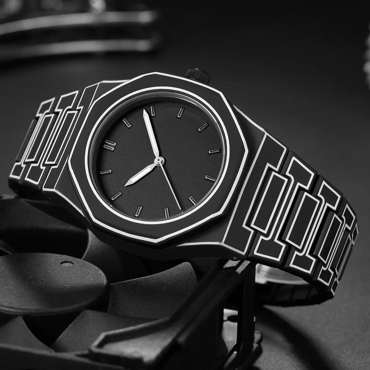 Relógio Modern Sketch™ 2D - Design Cartoon Minimalista