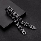 Bracelete GS MotorChain™ – Estilo Exclusivo, Série Limitada