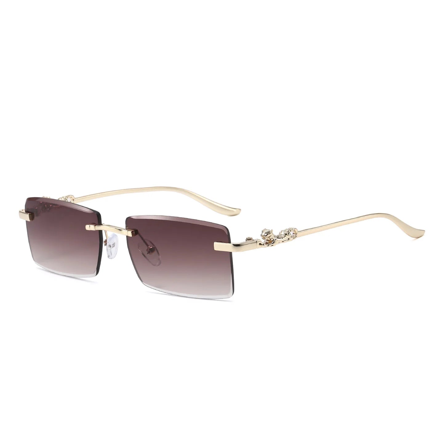 JAGUAR SOVEREIGN — Óculos de Sol Rimless de Luxo UV400
