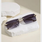 JAGUAR SOVEREIGN — Óculos de Sol Rimless de Luxo UV400