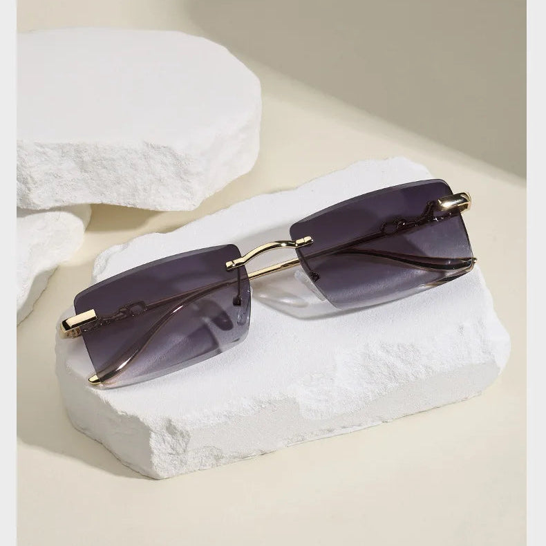 JAGUAR SOVEREIGN — Óculos de Sol Rimless de Luxo UV400