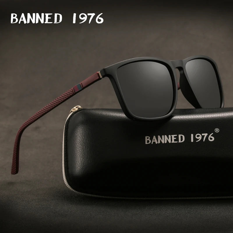 Óculos de Sol TR90 Flexível • Tecnologia Suíça Ultra Leve (Unissex)