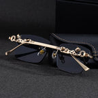 Óculos de Sol Rimless Jaguar Noir Leopard Edition™