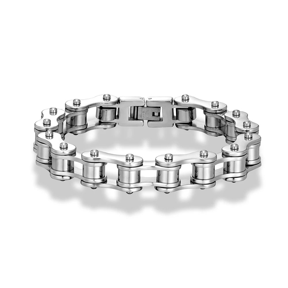 Bracelete GS MotorChain™ – Estilo Exclusivo, Série Limitada