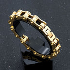 Bracelete GS MotorChain™ – Estilo Exclusivo, Série Limitada