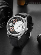 Relógio TOMI Masculino de Luxo – Kit Presente com Pulseiras Extras