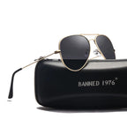 Óculos de Sol Square Pilot • Edição 1976 em Aço Inoxidável