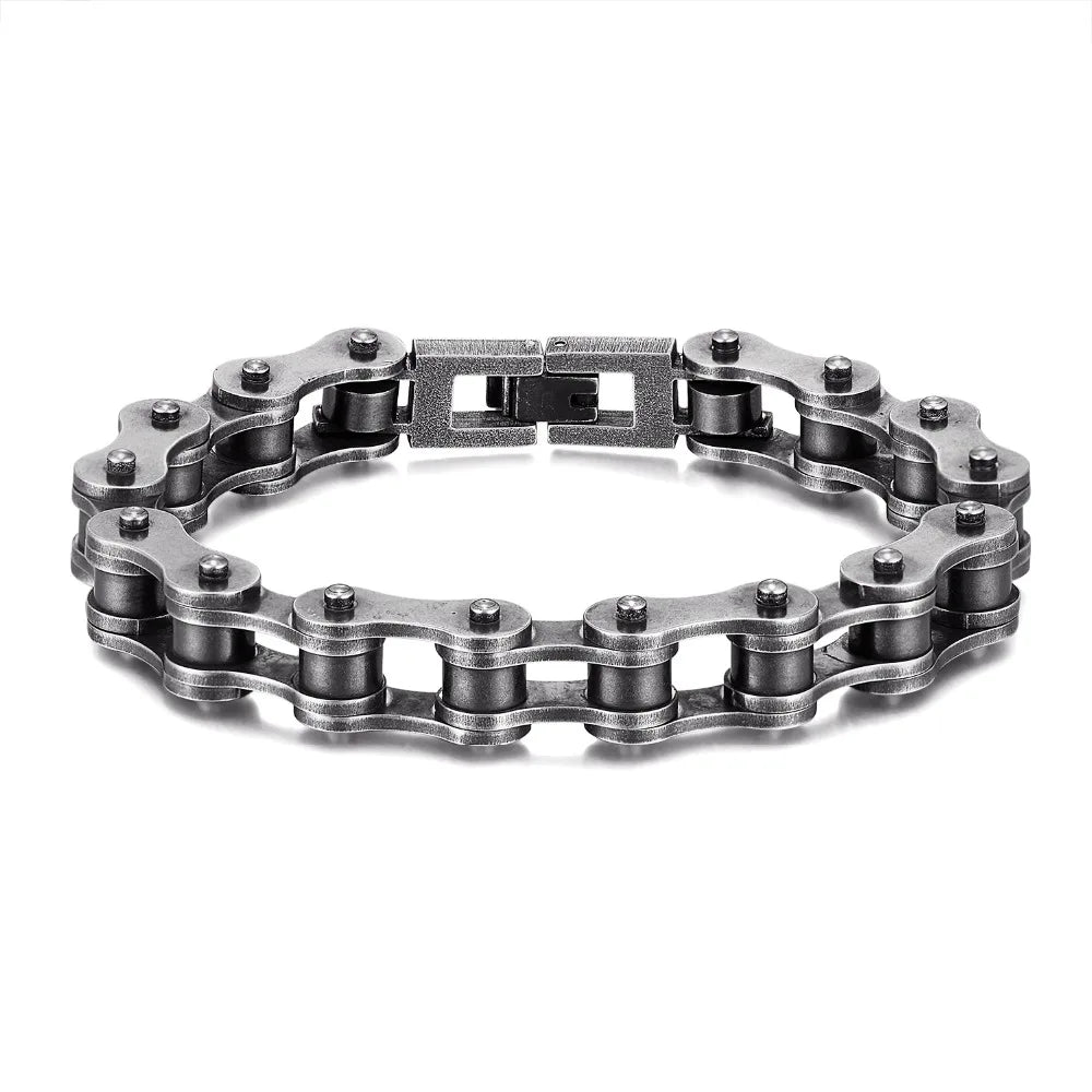 Bracelete GS MotorChain™ – Estilo Exclusivo, Série Limitada