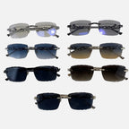 Óculos de Sol Rimless Masculino Leopard 2026