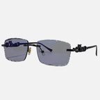Óculos de Sol Rimless Masculino Leopard 2026