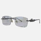 Óculos de Sol Rimless Masculino Leopard 2026