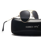 Óculos de Sol Square Pilot • Edição 1976 em Aço Inoxidável