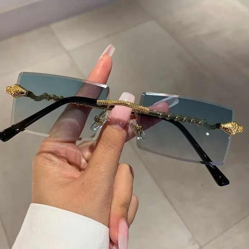 Viper Legacy – A Expressão do Luxo Vintage em Óculos Rimless Retangular