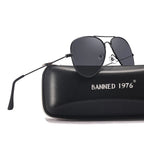 Óculos de Sol Square Pilot • Edição 1976 em Aço Inoxidável