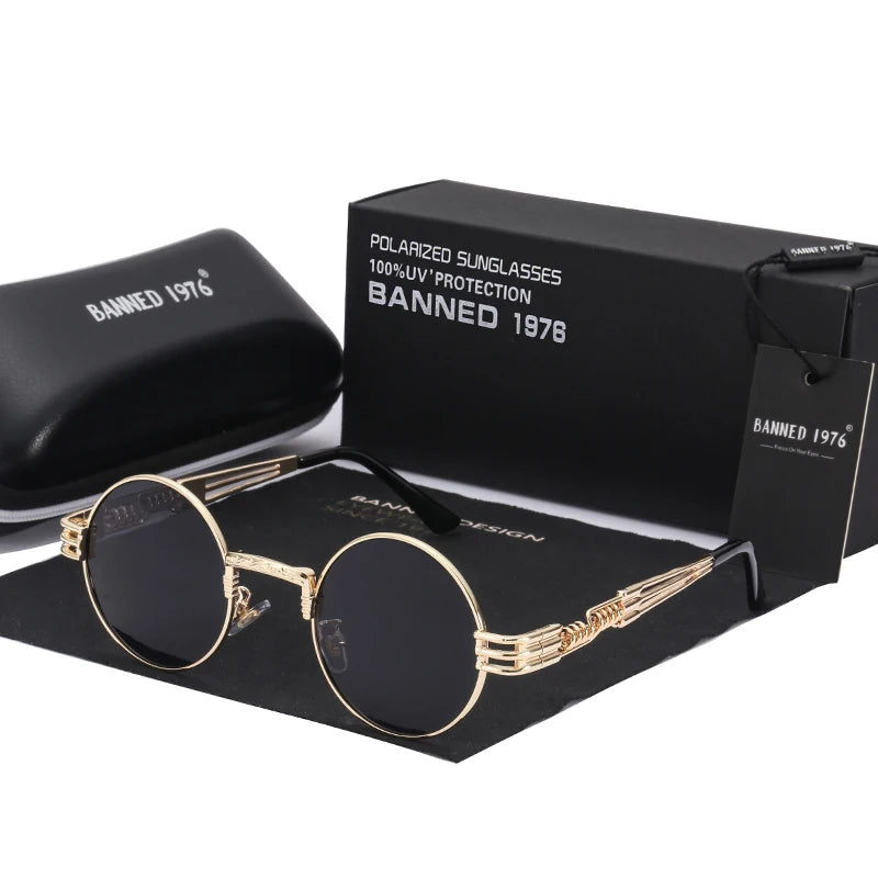 Óculos Vintage 90s GCV • Retangular em Aço Inox (Estilo Retrô)