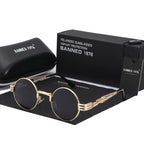 Óculos Vintage 90s GCV • Retangular em Aço Inox (Estilo Retrô)