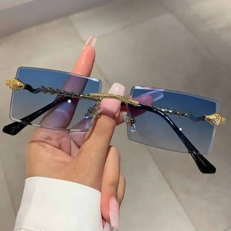 Viper Legacy – A Expressão do Luxo Vintage em Óculos Rimless Retangular