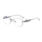 Óculos de Sol Rimless Jaguar Noir Leopard Edition™