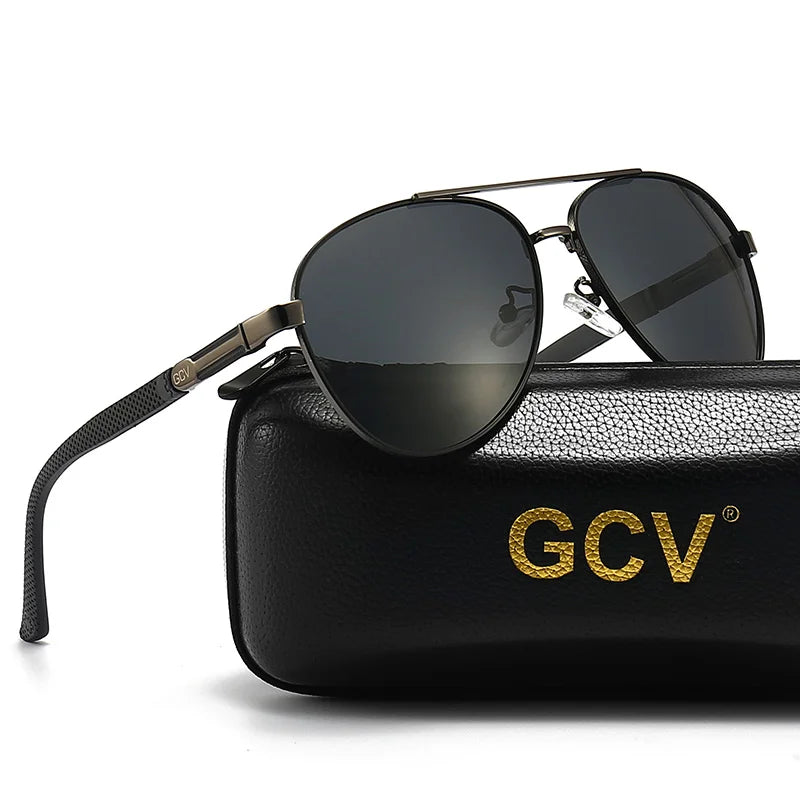 Óculos de Sol Masculino Polarizado • Edição Black Redline + Kit de Luxo Completo